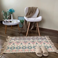 rugs and carpets for home living room cotton and linen carpet nordic style foyer bedside decoration floor mat machine washable