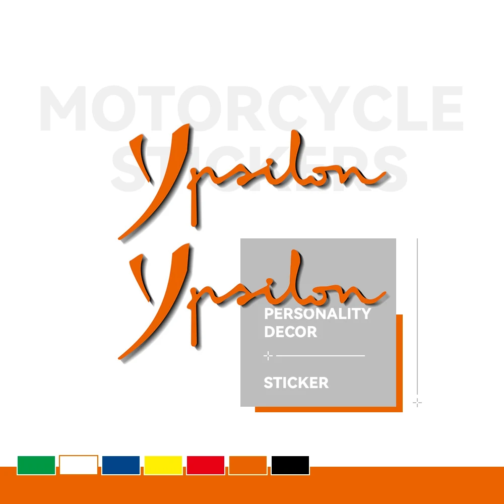 

New motorcycle bicycle fuel tank sticker reflective waterproof decaling helmet LOGO for Y ypsilon MOTO car sticker
