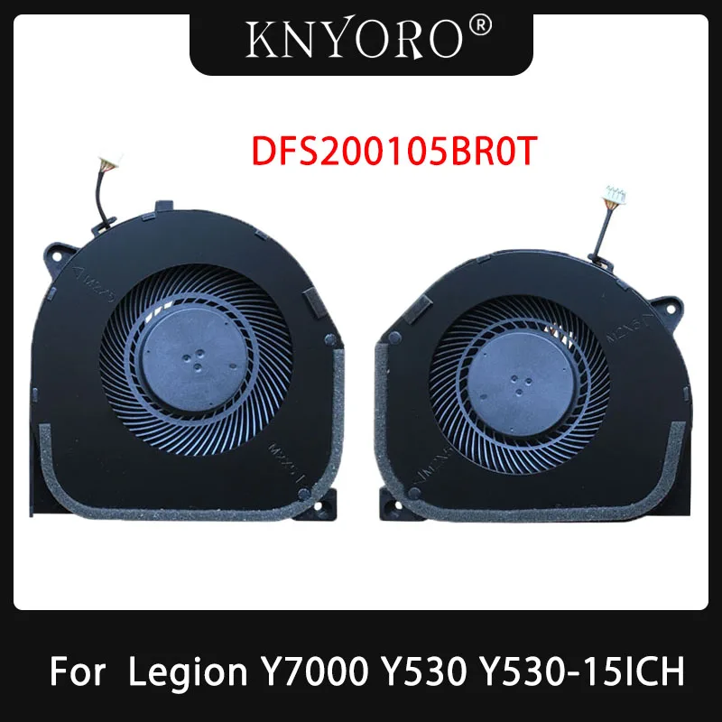 

Вентилятор охлаждения ЦП или графического процессора для Lenovo Legion Y7000 Y530 Y530-15ICH DFS200105BR0T, Кулер для ноутбука, ПК, графического процессора, радиа...
