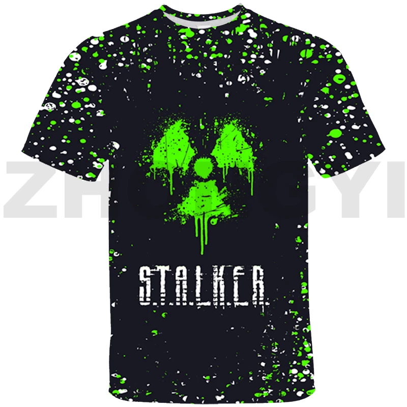 

Cool S.T.A.L.K.E.R. Футболка мужская с мультяшным принтом «Сердце игры»