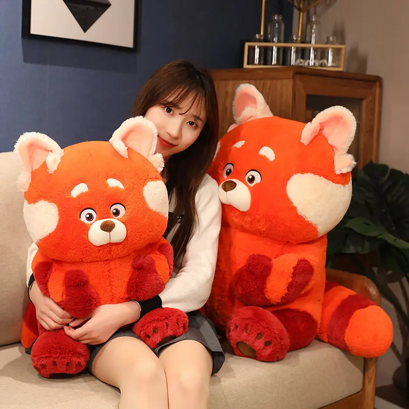 Disney Turning Red Plush Toy Kawaii Anime Panda Plushies Pillow Cute Animal Stuffed Doll Girl Soft Toys For Children Gifts