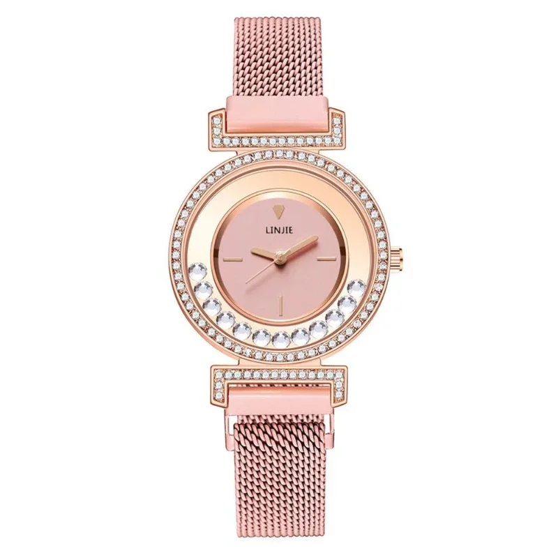 

Роскошные женские кварцевые наручные часы, женские часы, модные и повседневные кварцевые часы из сплава, Reloj Para Mujer Relogios Feminino
