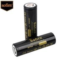 sofirn 3 7v 21700 battery 5000mah rechargeable power batteries 48a 10c discharge 21700 hd cell lithium battery reall capcaity