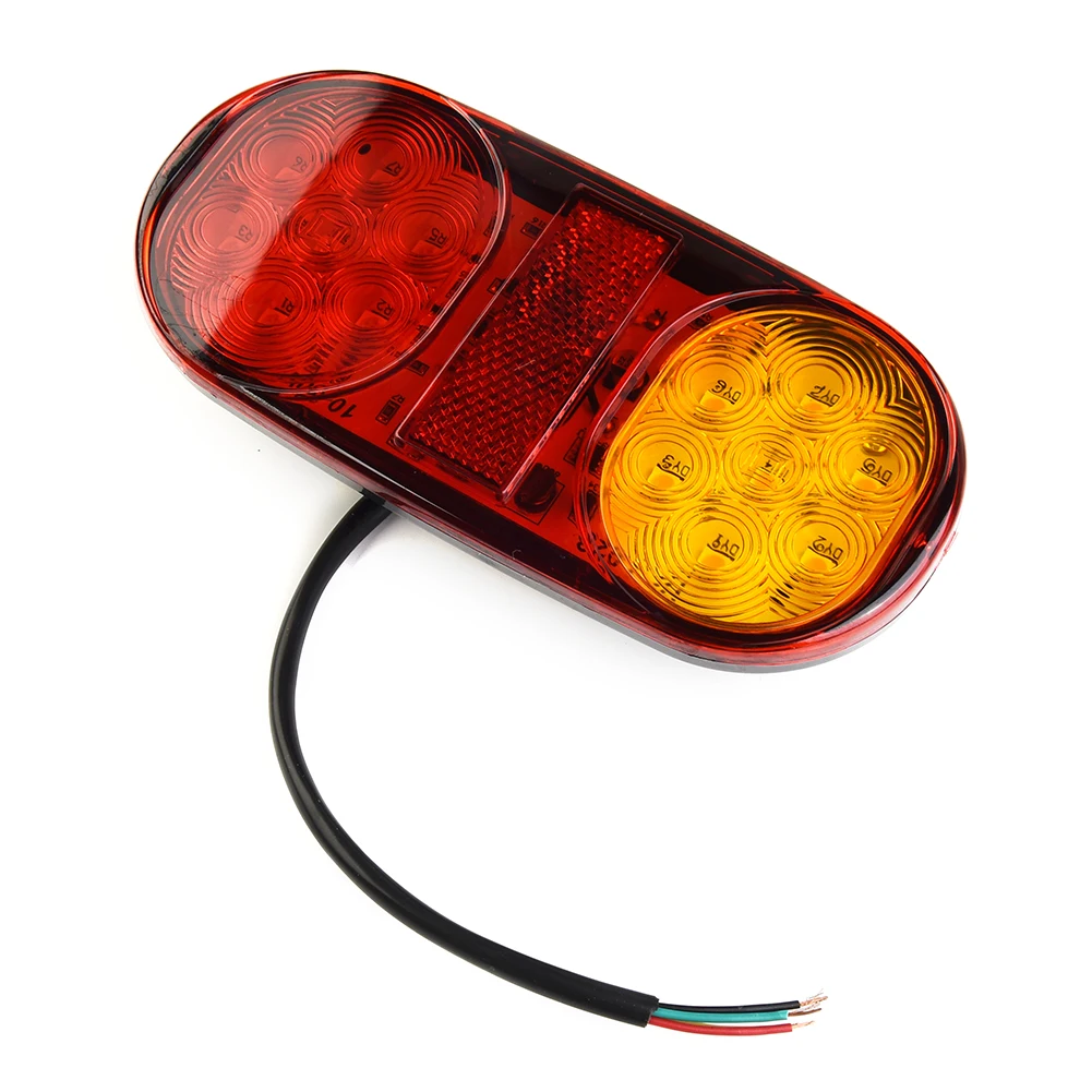 1PC 10-30V Car Truck Trailer Boat Waterproof LED Tail Lights Dust Proof Removable Stop Indicators Signal Lamps