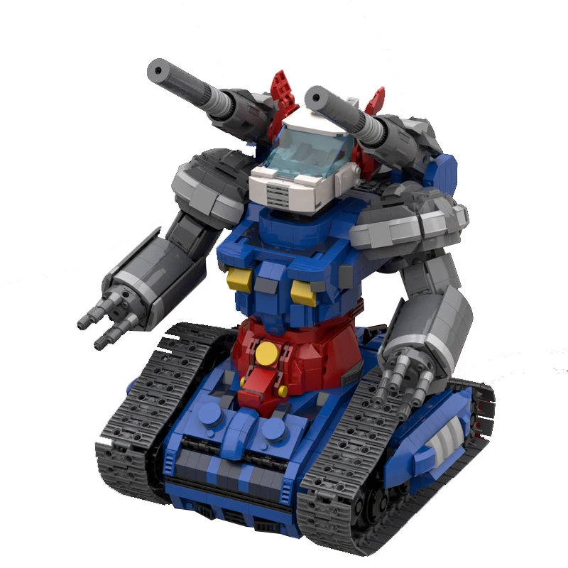 

Moc Anime Figures Robot Gundamed RX-75 Guntank Building Blocks Set City War Super Armor Mecha Robot Model Toys for Children Gift