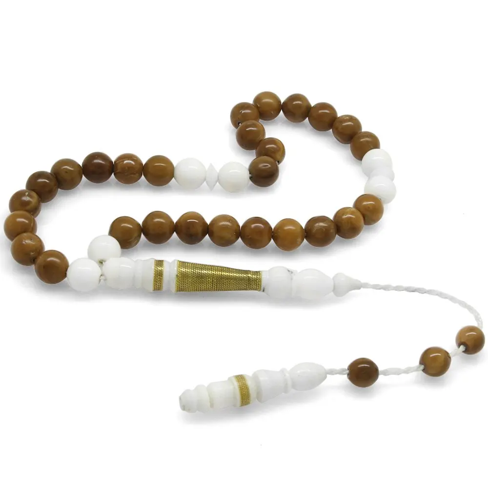 

Nipora System Camel Bone Imame Sphere Cut Kuka Tree Rosary