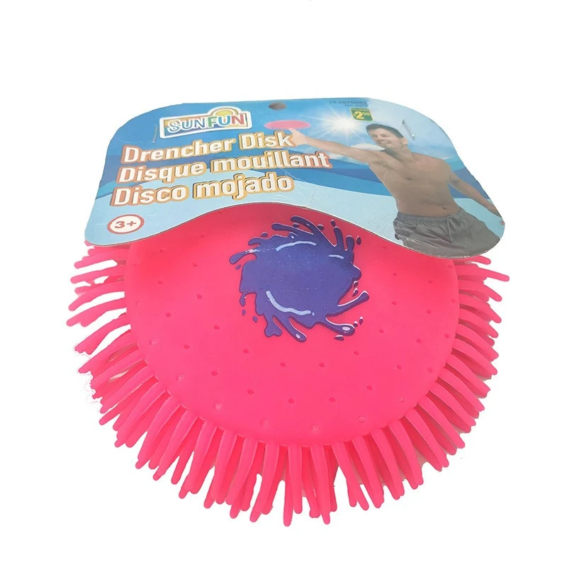 

Interactive Tpr Summer Beach Water Play Toy Absorbent Flying Disk Tpr Sponge Absorbent