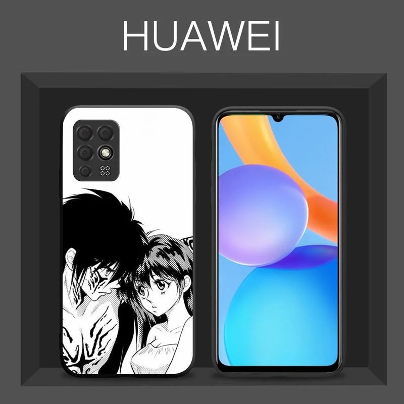 YuYu Hakusho Манга Аниме мультфильм чехол для телефона черный Huawei P40 P30 P20 Pro Mate 20 lite Honor 10