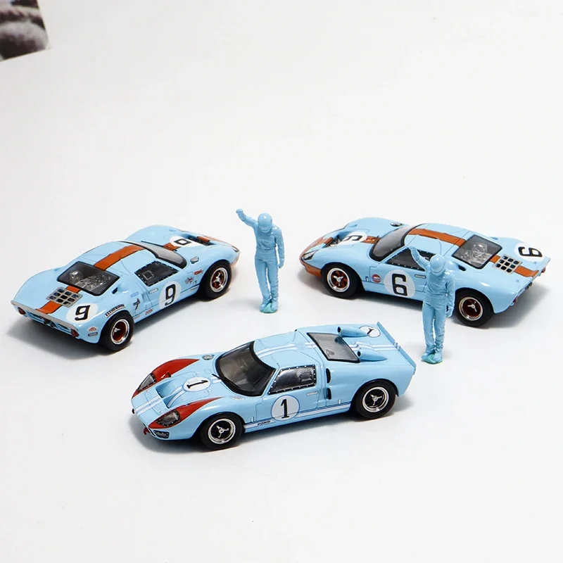 FY 1:64 Ford GT40 Mk1 Le Mans Racing No 6 нет. 9-х заливная статическая модель из сплава детская