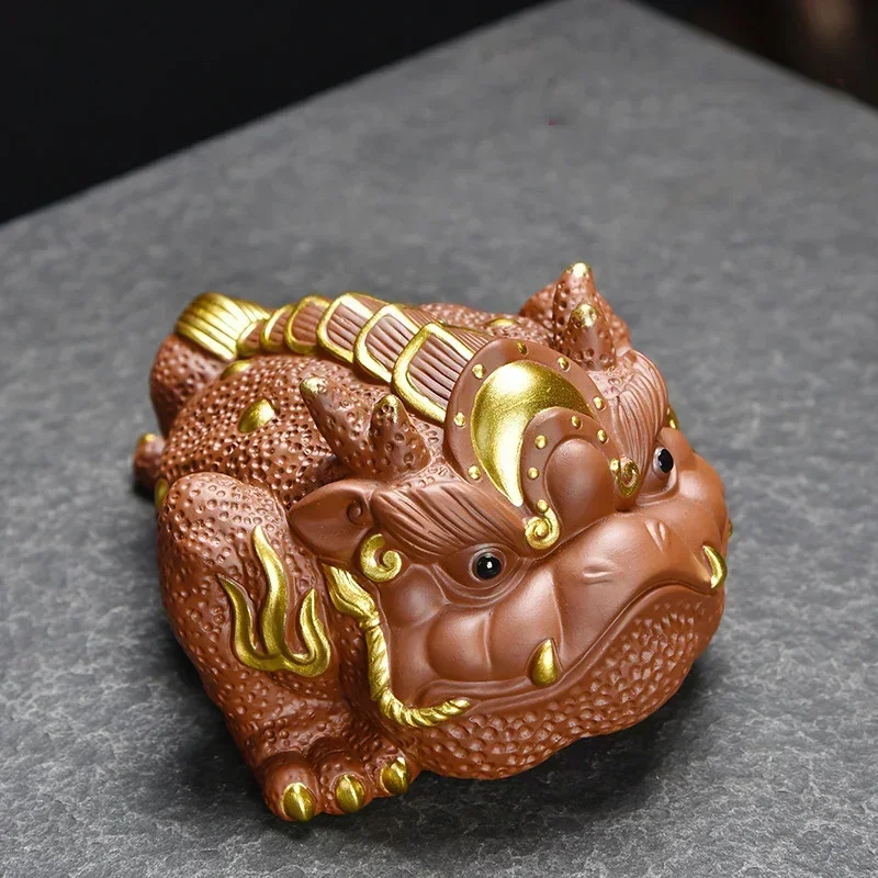 Керамическая золотая Статуэтка на удачу статуэтка традиционная Художественная