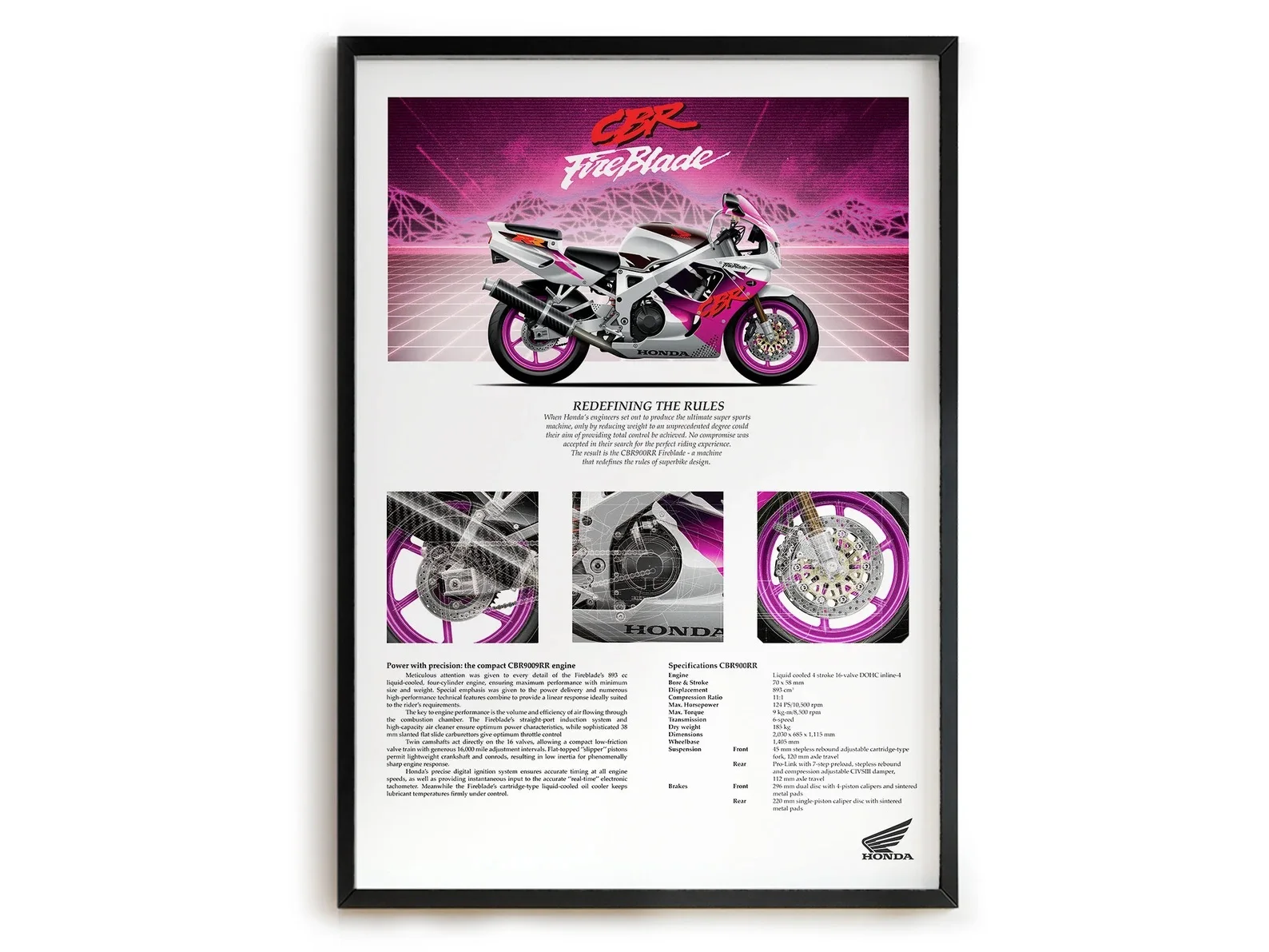 Постер F1 гоночный автомобиль эстетика спортивный GTR 911 моторная живопись