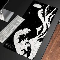 great wave off art large size mouse pad natural rubber pc computer gaming mousepad desk mat locking edge for cs go lol