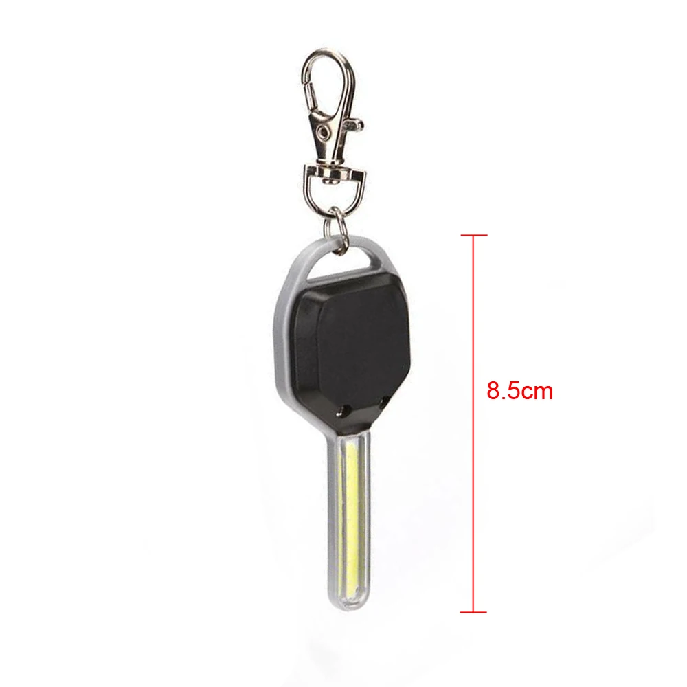 

Mini COB LED Camping Flashlight Light Key Ring Keychain Torch Lamp General