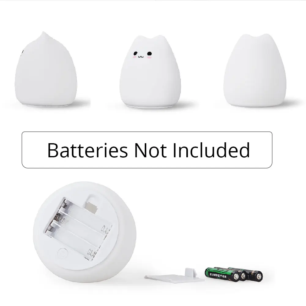 Светодиодный ночсветильник детская Милая лампа спальня сенсорный датчик для