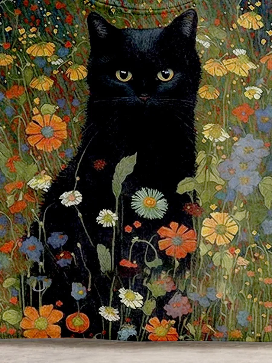 Рисунок 3 - Масляная живопись черный Кот и