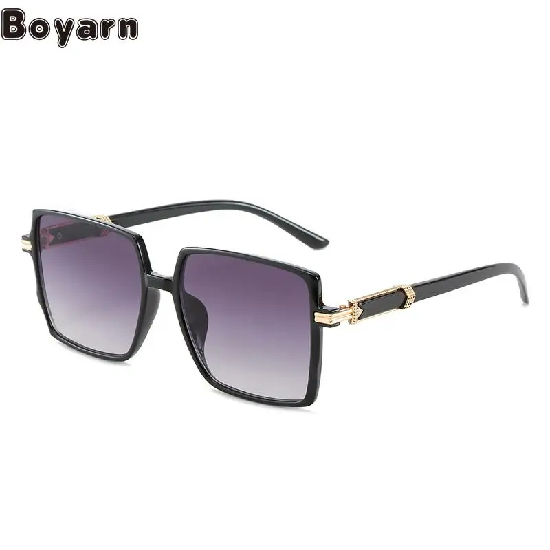 

Boyarn 2022 New Sunglasses Steampunk Personalized Square Glasses Cross Border Fashion Sunglasses Women Sunglasses