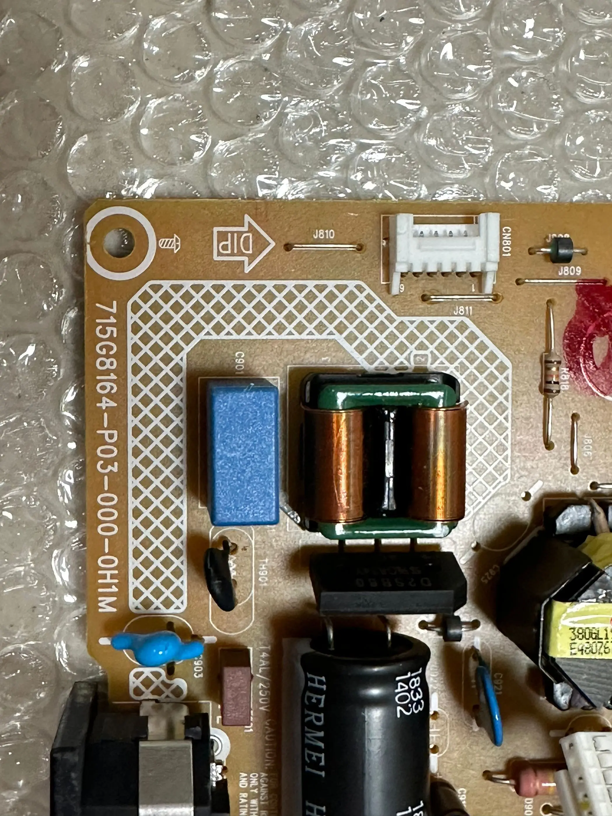 Плата питания P2217H P2417H 715G8164-P02-001-0H1S = 715G8164-P03-001-0H1M