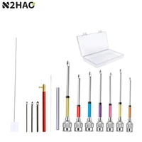 1set embroidery needle stitching punch needle kit sewing tool set with storage box embroidery punch needles for needlework
