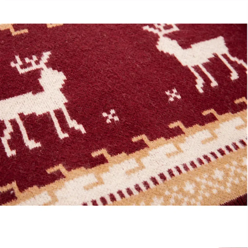 Новый женский свитер осень/зима 2024 корейский стиль. Рождественский олень.