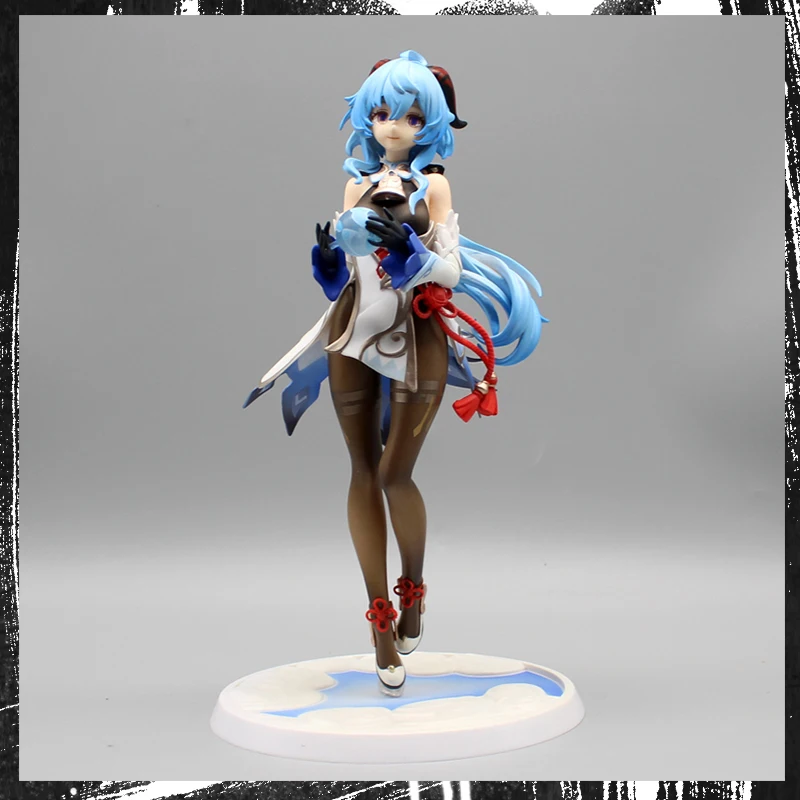 

24cm Genshin Impact Anime Figurine Ganyu Action Figure Standing Model Toy Liyue Character Room Ornament Birthday Gift