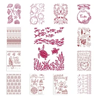 bear conch butterfly for diy scrapbooking crafts maker photo album stencil template handmade decoration gift 2022 new arrival