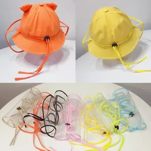 Детская Прозрачная защитная маска на все лицо для защиты от капель, слюны, пыли и ветра