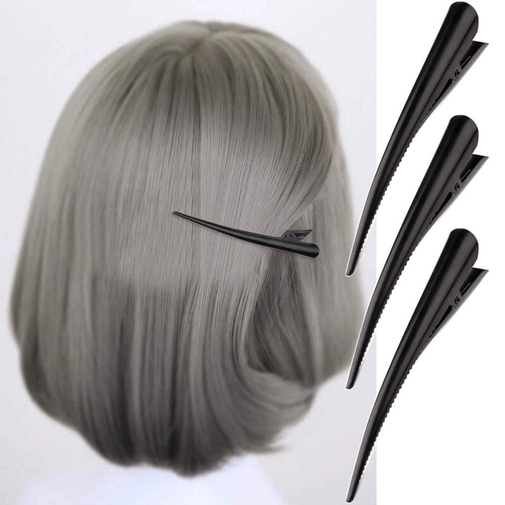 

6/12pcs Black Metal Non Slip Crocodile Clip Hair Clip Hair Styling Tools Hair Accessories Female Hair Clip