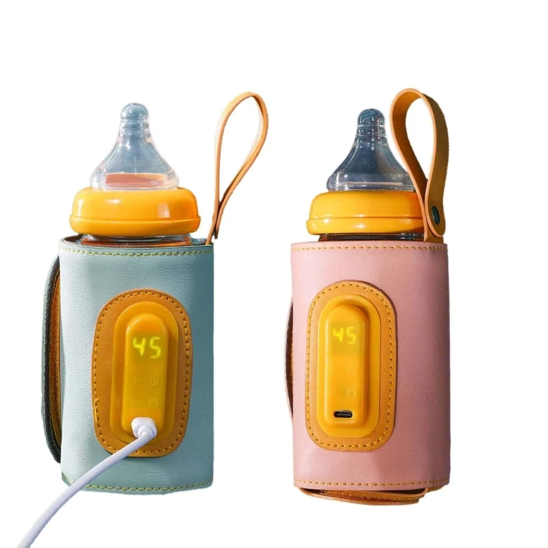

USB Charging Bottle Warmer Baby Bottle Travel Warmer Heat Keeper Bottle Sleeves DropShipping