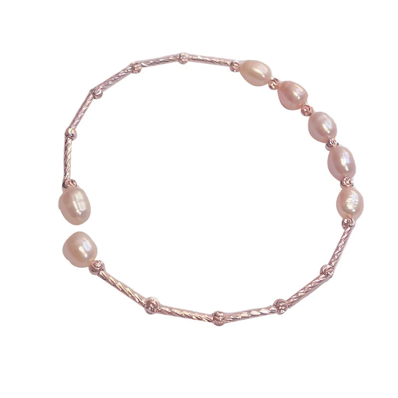 

Natural fashion freshwater pearl bracelet is simple and charming
