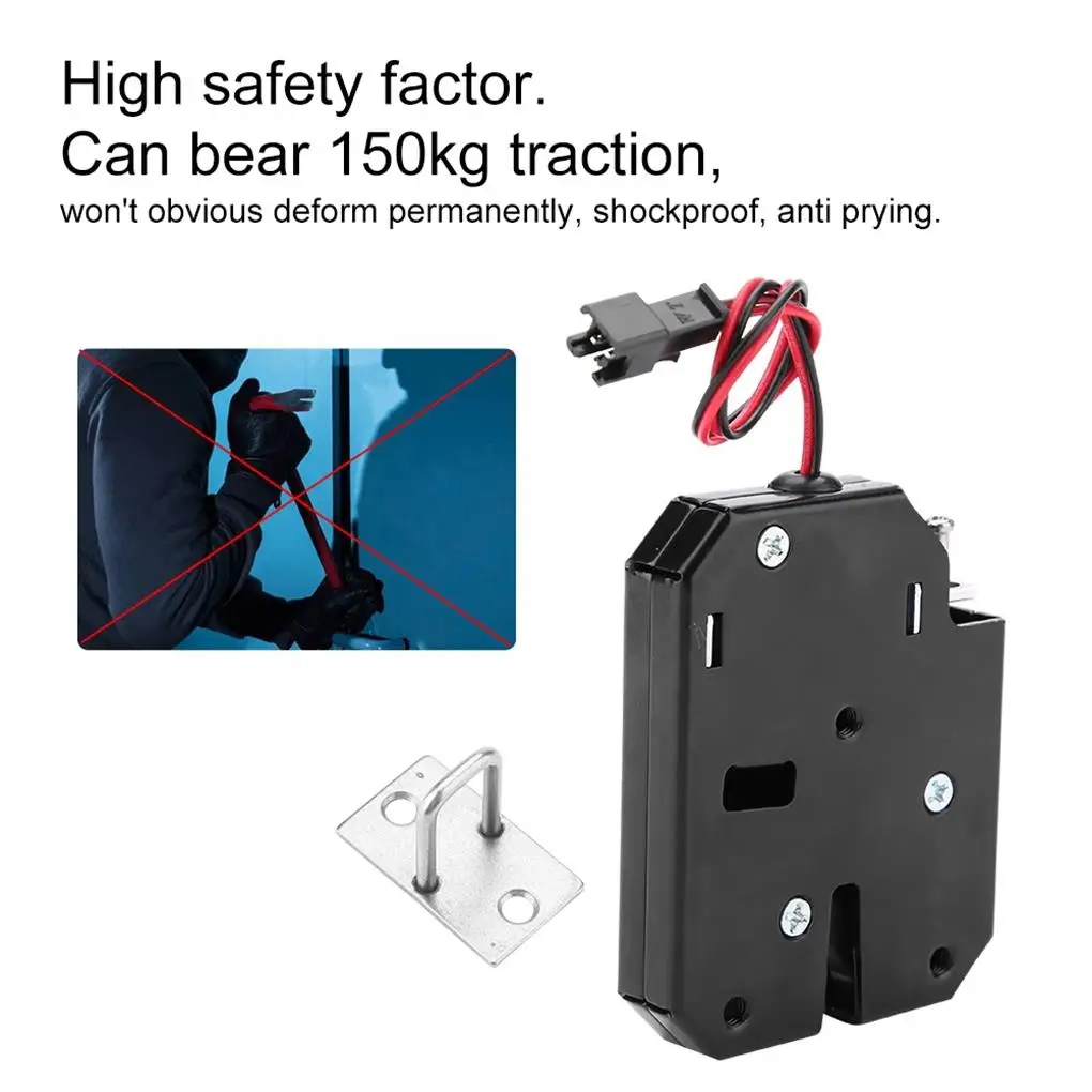 

DC 12V Electric Control Latch Drawer Switch Lock Electromagnetic Lock Without Detection Switch
