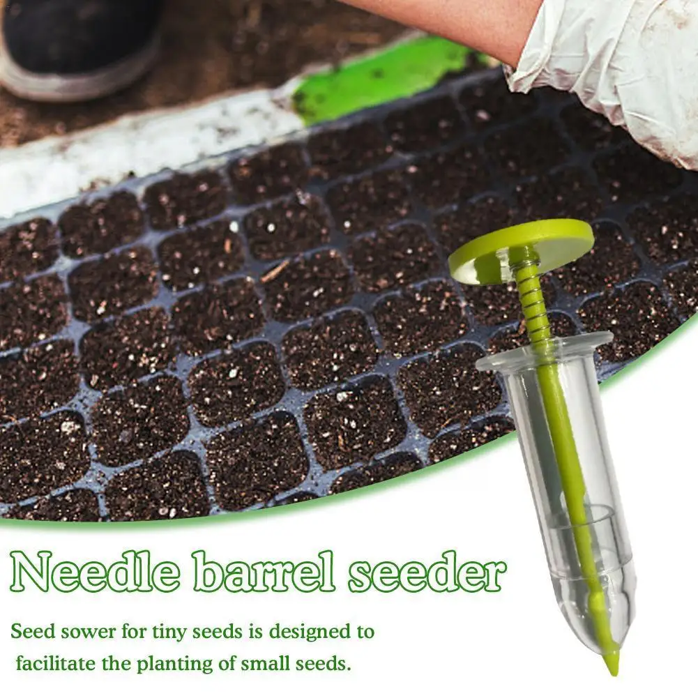 

Syringe Seeder Mini Seed Sowing Dispenser Garden Precision Flower Sower Seeding Manual Bed Gardening Tools Planter Fertiliz H0Q5