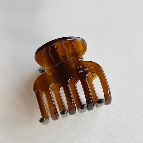 Ретро ацетатные заколки-крабы