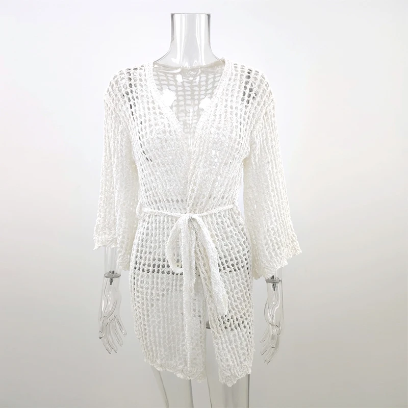 Пикантная шифоновая рубашка Пляжное Платье новинка 2022 пляжная одежда с вырезом