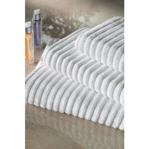 Varol 2 Pcs Mitis Series Hotel Towel 70x140 500gr White
