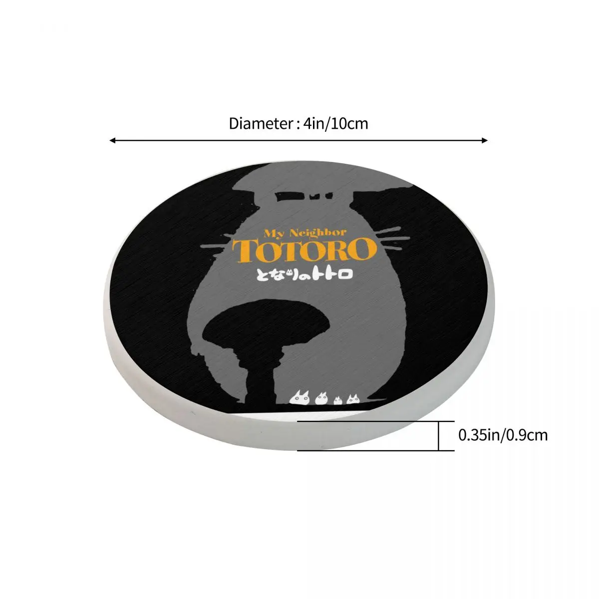 4 шт. подставки для чашки Мой сосед Тоторо нескользящий коврик подставка