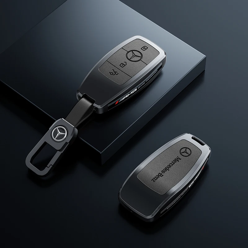 

Zinc alloy Car Remote Key Case Cover Shell For Mercedes Benz A C E S G Class GLC CLE CLA GLB GLS W177 W205 W213 W222 X167 AMG