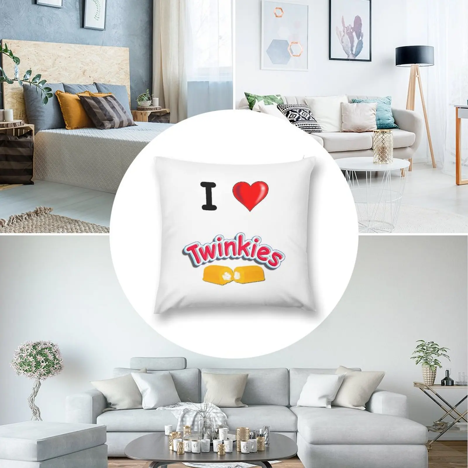 Наволочки для подушек I Love Twinkies декоративные предметы украшения дома