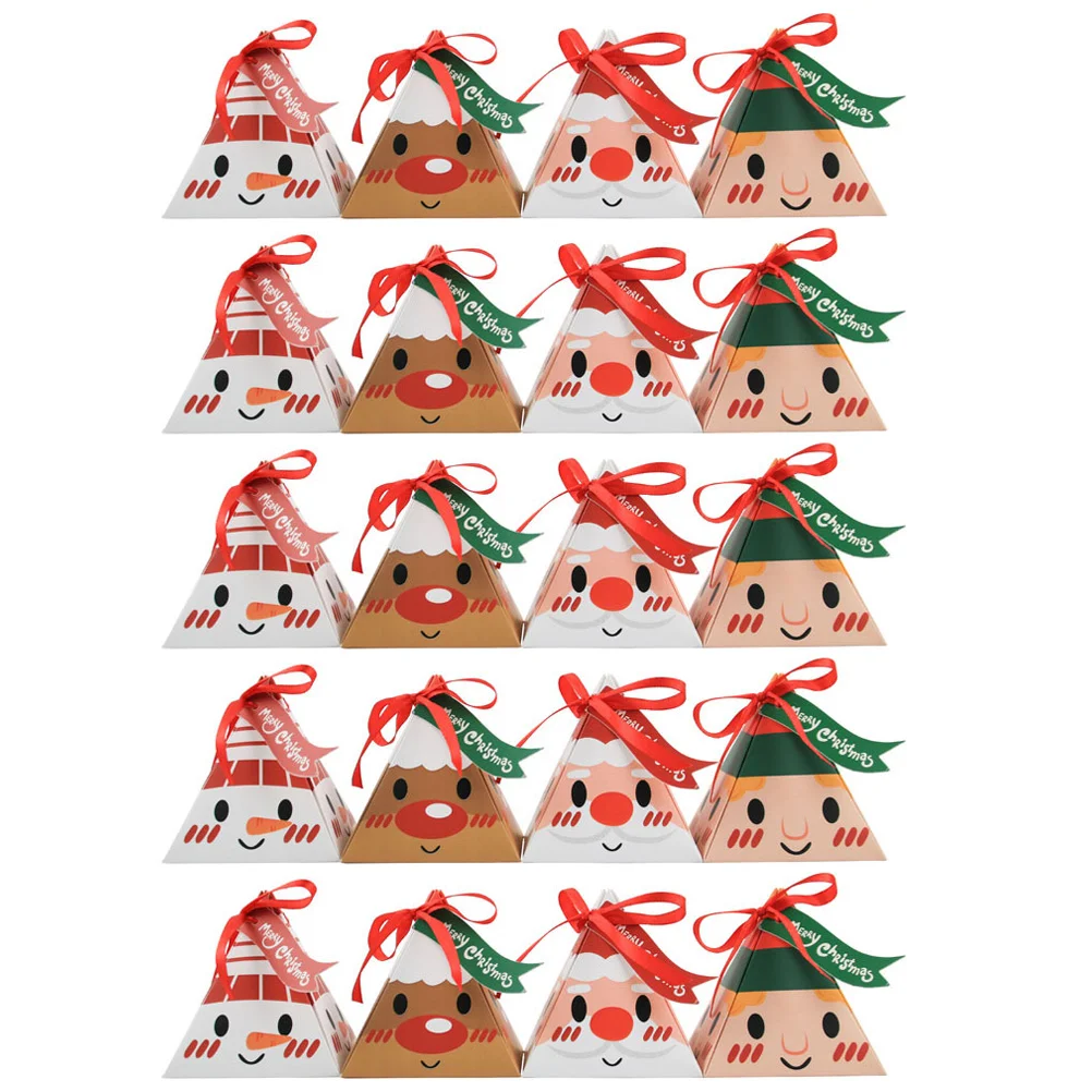 

Boxes Box Gift Christmas Candypresents Santa Cases Wrappingcarriertreat Cookie Packaging Chocolate Baking Cake Containers Party