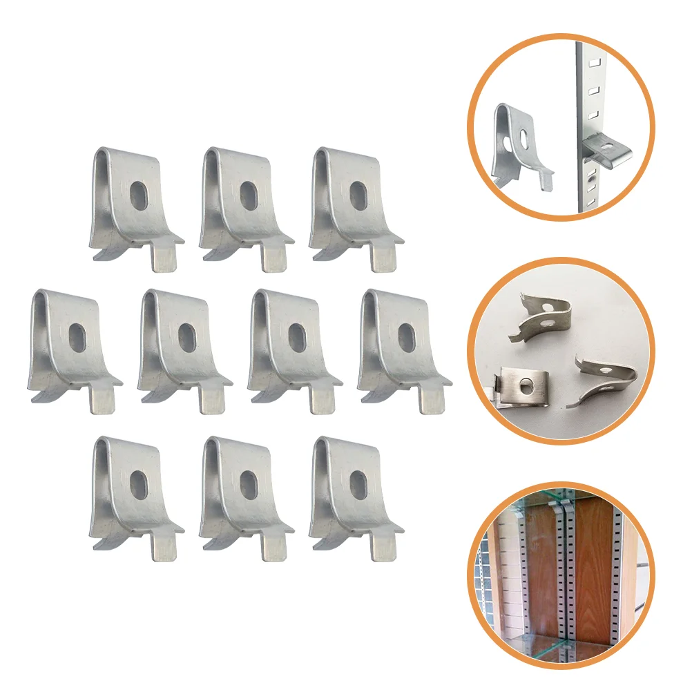 

Shelf Clips Clip Support Shelving Glass Brackets Stainless Adjustable Metal Pilaster Pegs Cabinet Bracket Steelheavy Duty