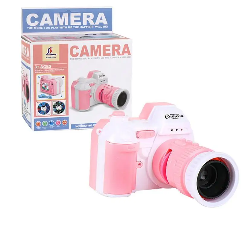 

Kids LED Camera Flashing Projection Toys Kids Digital Camera With Sling Luminous Sound Flashlight Children Camera Toys