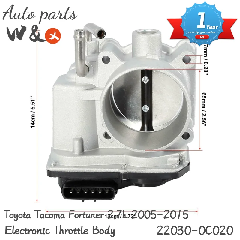 

Электронный корпус дроссельной заслонки для Toyota Tacoma Fortuner 2.7L 2005-2015 220300C020 2203075020