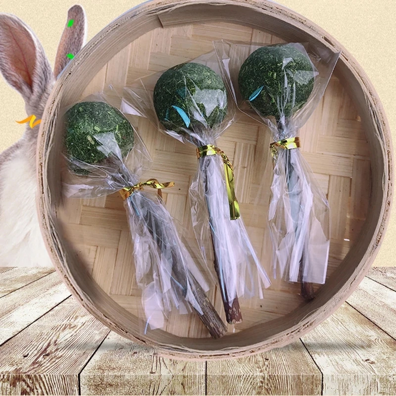 

1/2pcs Natural Rabbit Hamster Grass Chew Sticks Pet Food Toy Natural Snack For Rabbit Hamsters Guinea Pig Chinchillas Squirrel
