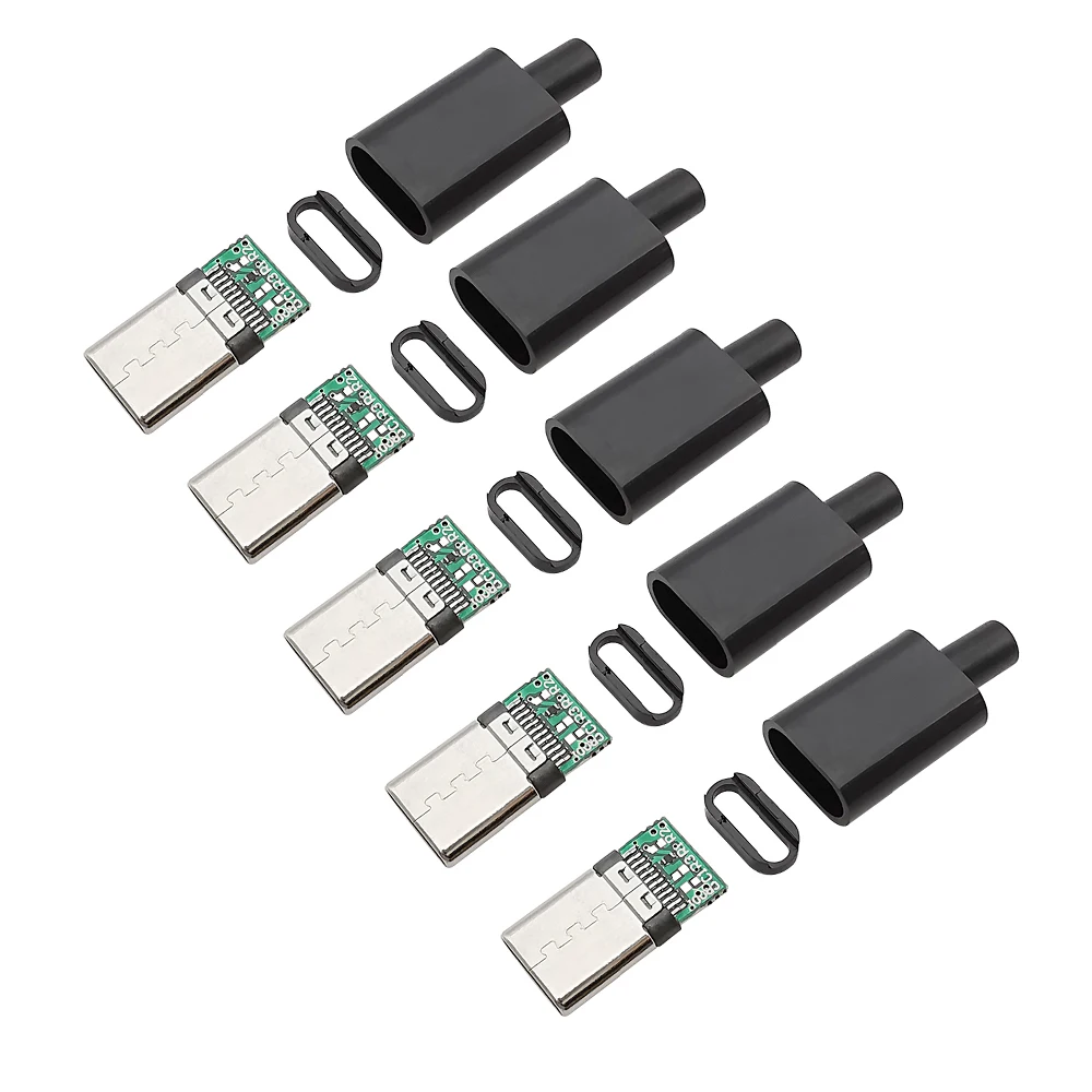 

5 шт. Type-C USB 3.1 разъемы черные белые