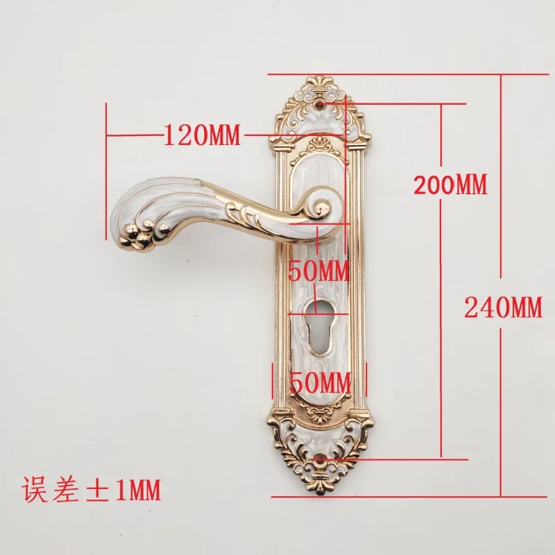 Современный Алюминиевый Комплект Внутренних Дверных Ручек С Умным Замком Для