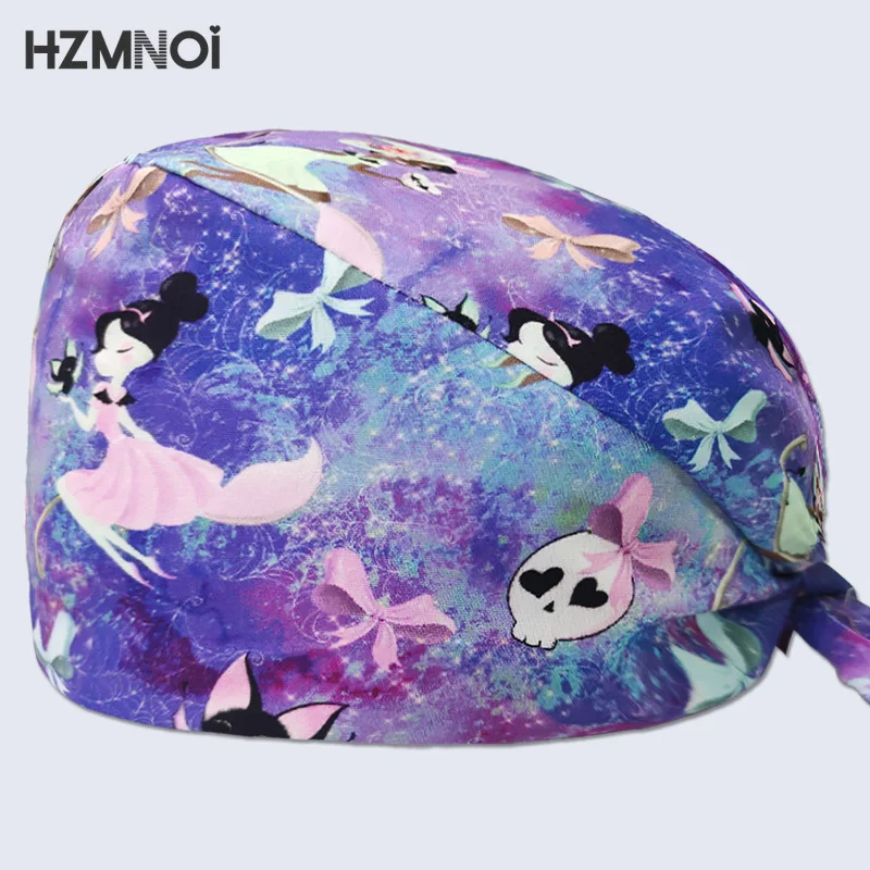 Индивидуальная модная шапочка с красочным принтом для женщин Регулируемая