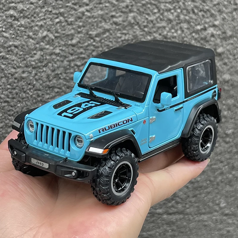 

Литой джип Wrangler в масштабе 1:32, модель автомобиля из сплава Rubicon, коллекция внедорожников, игрушечные автомобили для мальчиков, подарок на де...