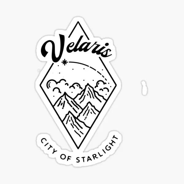 

5 шт., декоративные наклейки «Звездный город»