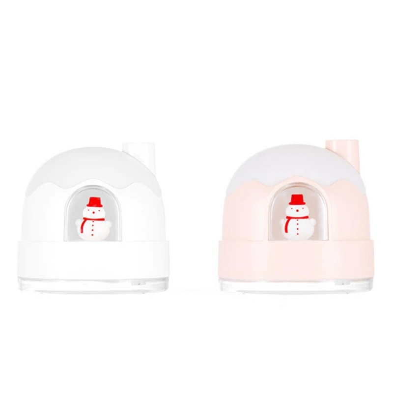 

Snowman Humidifier Mini Humidifiers,Cute MIni Retro Humidifier Quiet Adjustable Mist Modes for Bedroom,Home,Office