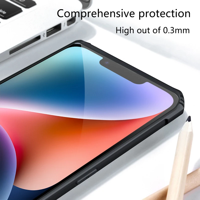 Жесткий [Камуфляжный Жук] Гибридный ударопрочный тонкий кристально прозрачный