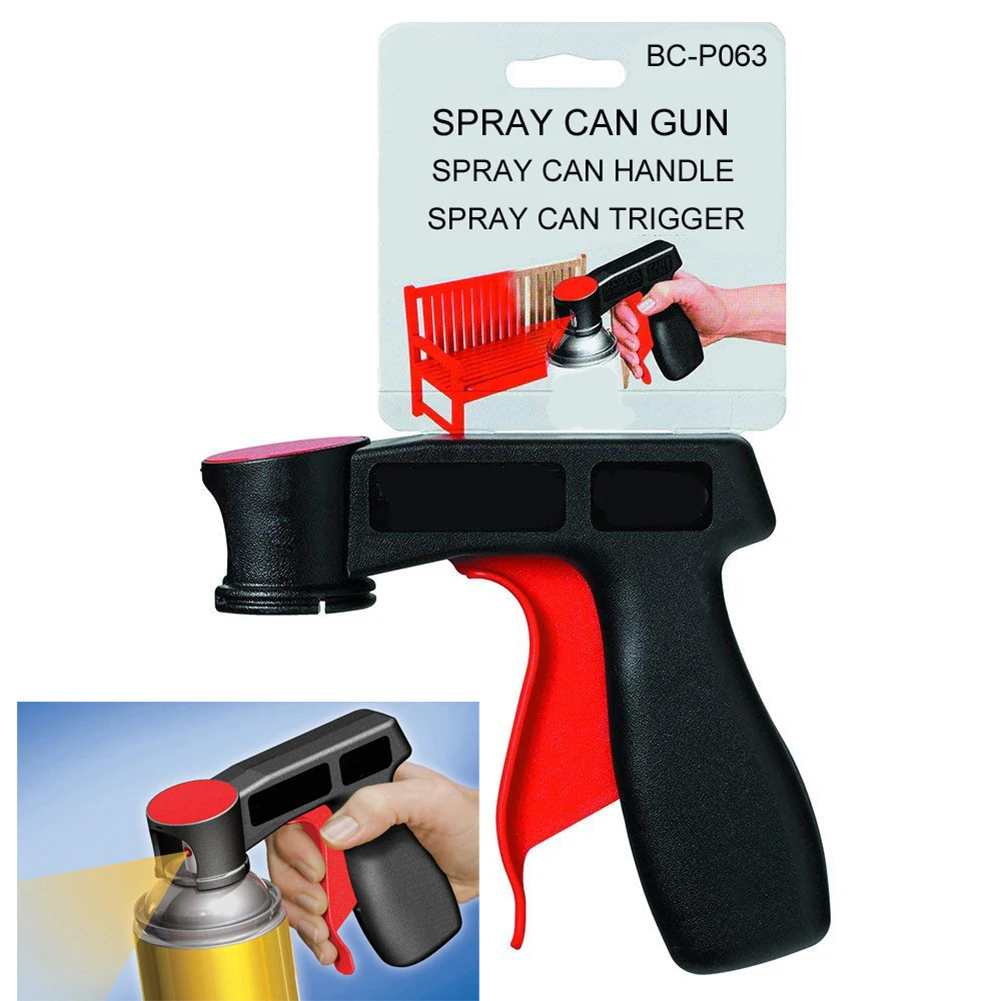 

Spray Gun Adaptor Auto Polishing Paint Care Aerosol Ergonomic Spray Gun Handle Car Accessories Maintenance Tool
